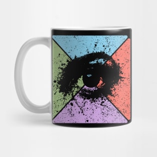 Gaze Vintage Eye Art – Mystical Pop Art Design Mug